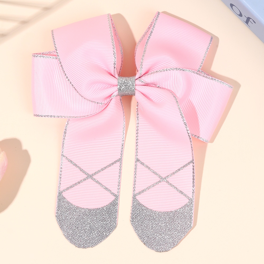 TEMU 1 pince à cheveux nœud papillon pour chaussures de ballet pour filles | Accents étincelants parfaits pour les représentations de ballet, le port