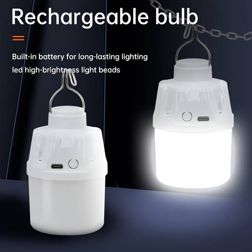 outdoor camping charging emergency light bulb