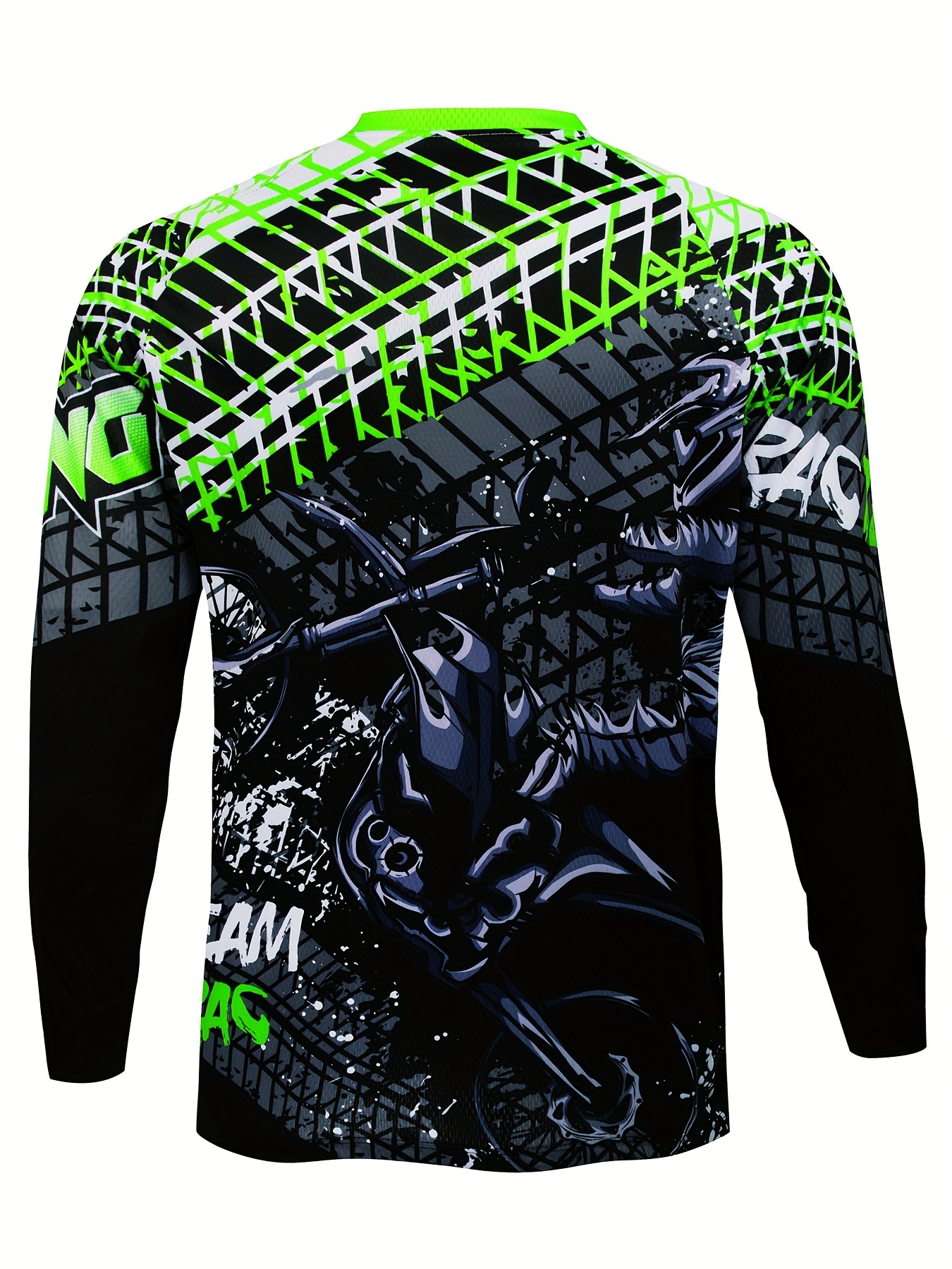mens long sleeve mtb racing jersey full Temu Pakistan