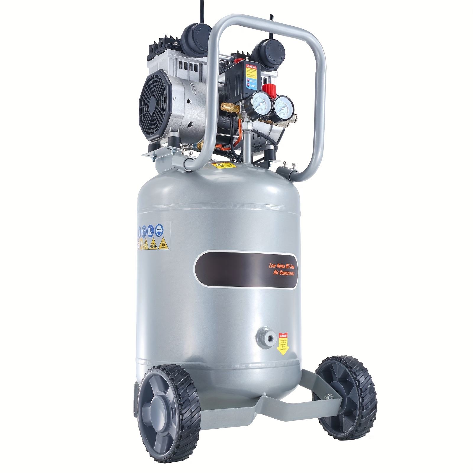 TEMU Vevor 13 Gallon Air Compressor, 2hp 4.6 @90psi Air Compressor , 66db Compressor For Tire , Auto Repair, Woodwork Nailing, Spray Painting (125psi Max Pressure)