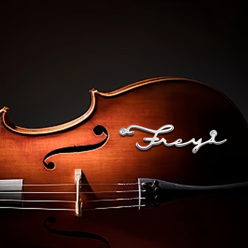 E-shop Personalisiertes Namensschild mit Namen, individuelles Namensschildchen, geeignet für Gitarren, Geigen, Klaviere oder andere Musikinstrumente,