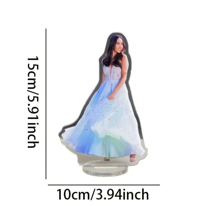 E-shop 2D Flach, nicht 3D, individuelle Hochzeitsfigur aus transparentem Acryl, erstelle deine eigene Foto-Statuette, perfektes Geschenk für