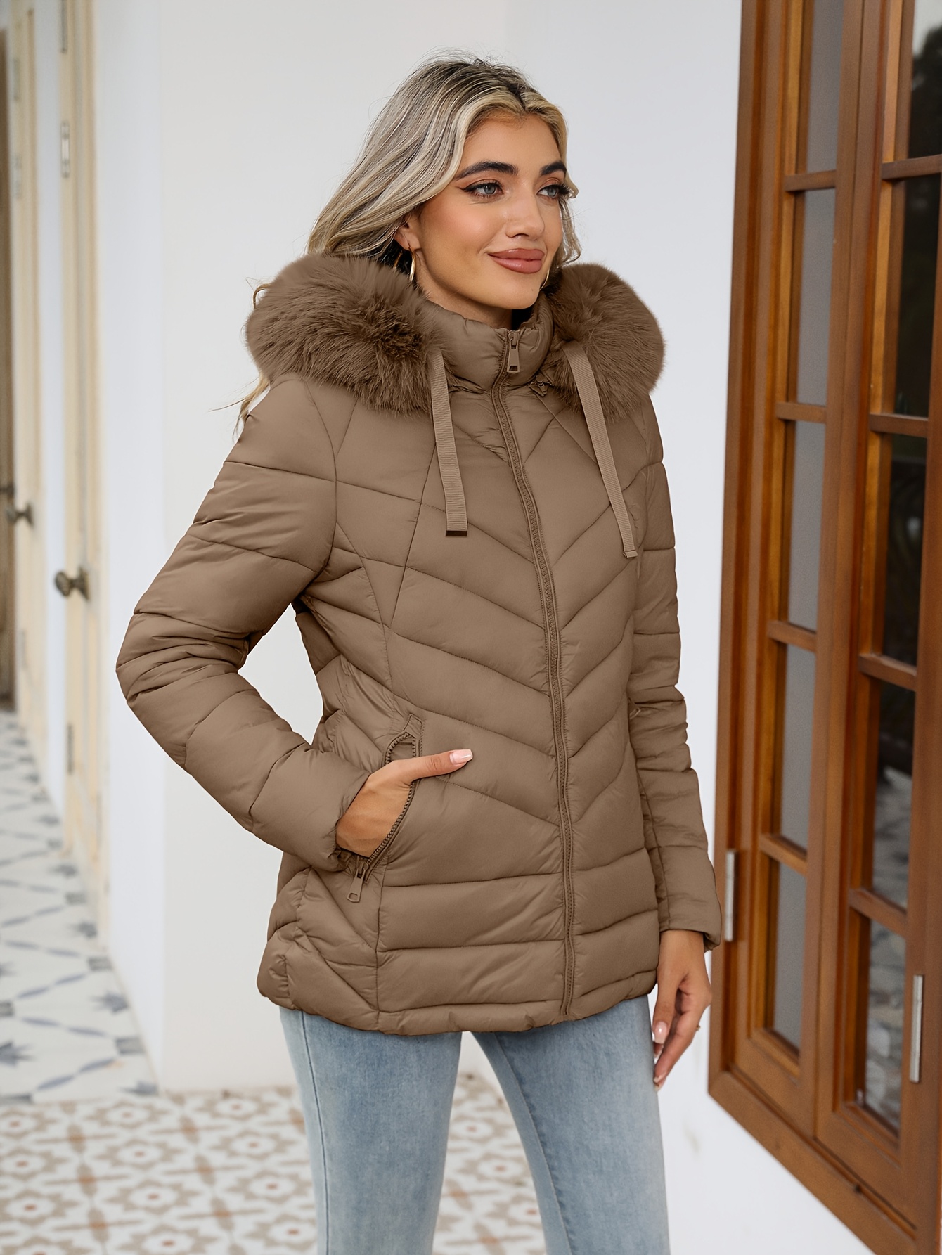 übergangsjacke Damen Herbst Parka Parka Leicht Parka Leichte