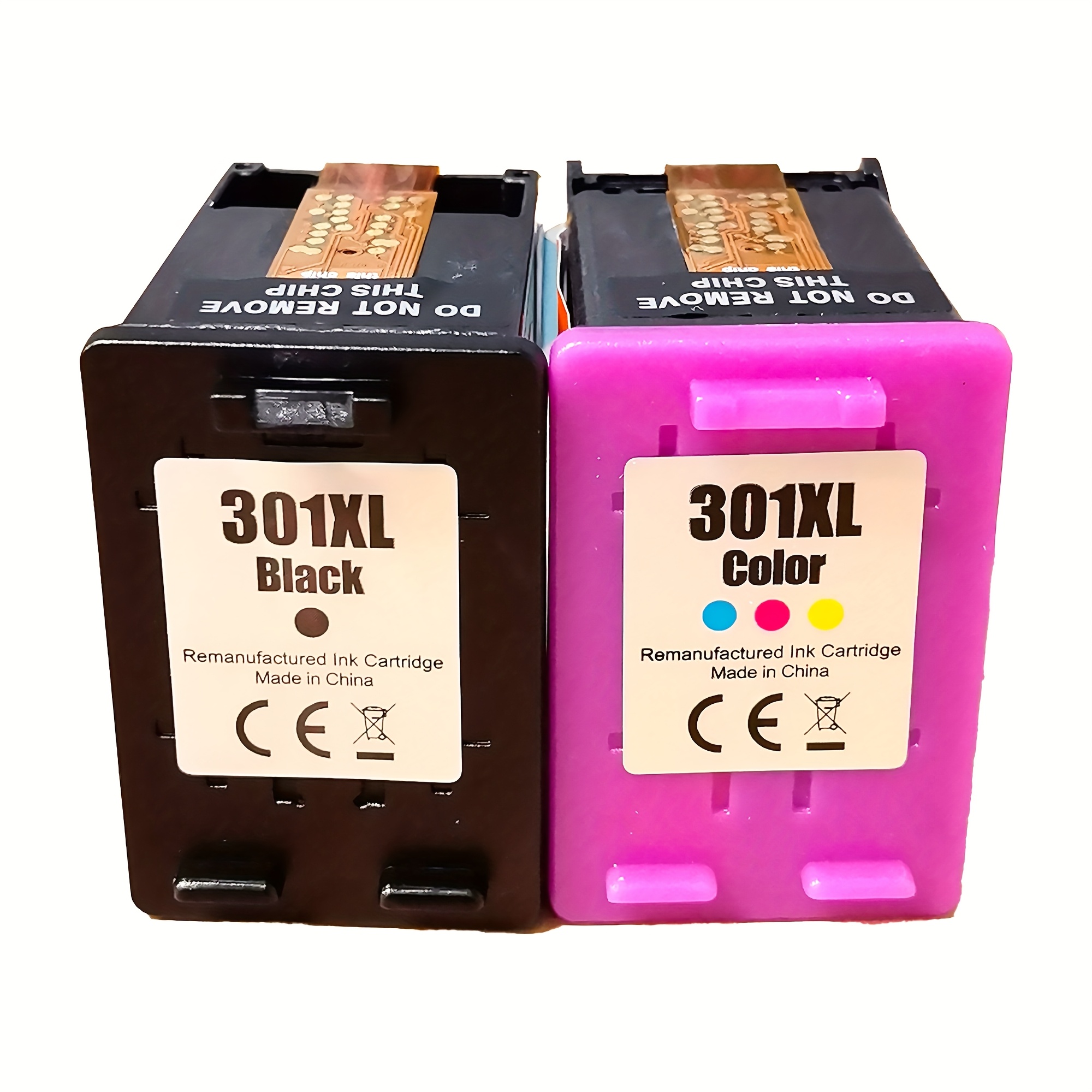 High-capacity Replacement Ink Cartridges 301xl For Printers, Including Black And Tri-color Options, Suitable For Models Like 1010, 1512, 2050, 2050a, 2054a, 3050a, 4501, 5532, 5534, And 2620, 4630
