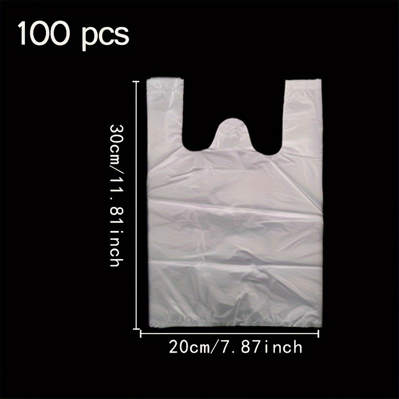 Plastique Blanc Sac Plastique Grande Taille 100 Sacs En Plastique