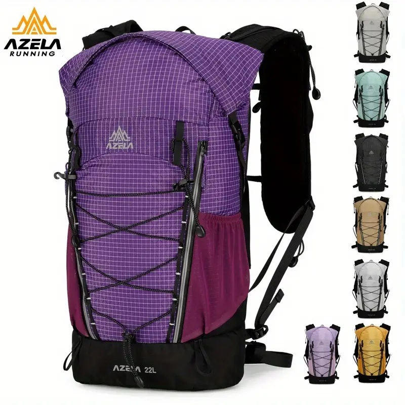 5.81gal Hiking Backpack Camping bag with a breathable back panel Backpack for Hiking, Phone and Pole Holders, A shoulder strap with two pockets, Multi-functional hiking bag 5.81gal Hiking Backpack Camping bag with a breathable back panel Backpack for Hiking, Phone and Pole Holders, A shoulder strap with two pockets, Multi-functional hiking bag