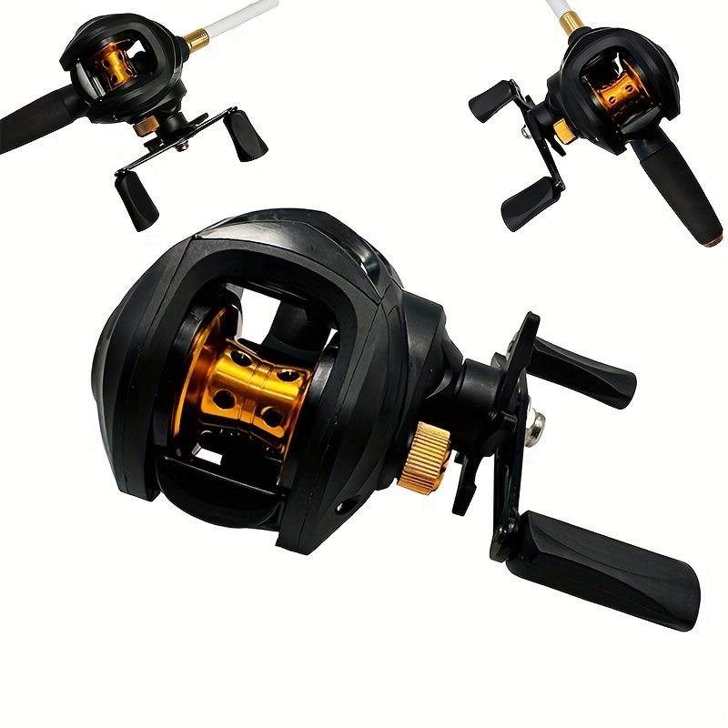 

precision Crafted" High-speed Baitcasting Fishing Reel - 7.2:1 Gear Ratio, 8kg Max Drag, 19+1bb System With Ceramic Line Guide For Freshwater Trolling
