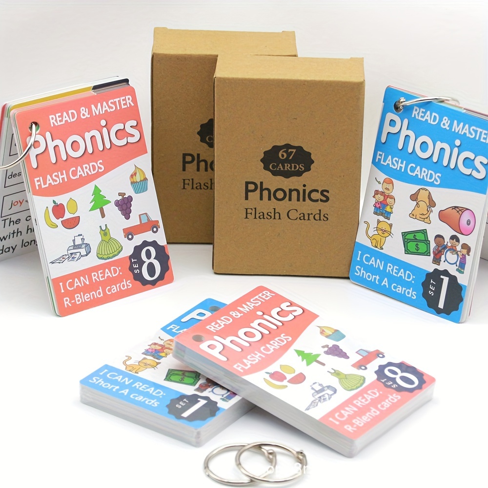 Phonics Flash Cards - Temu