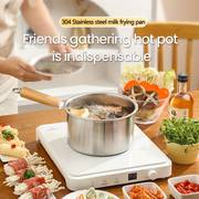 2 Set Frituurpannen Met Mand - RVS 1,2L Voor Friet, Tempura En Pasta, Met Oliefilter