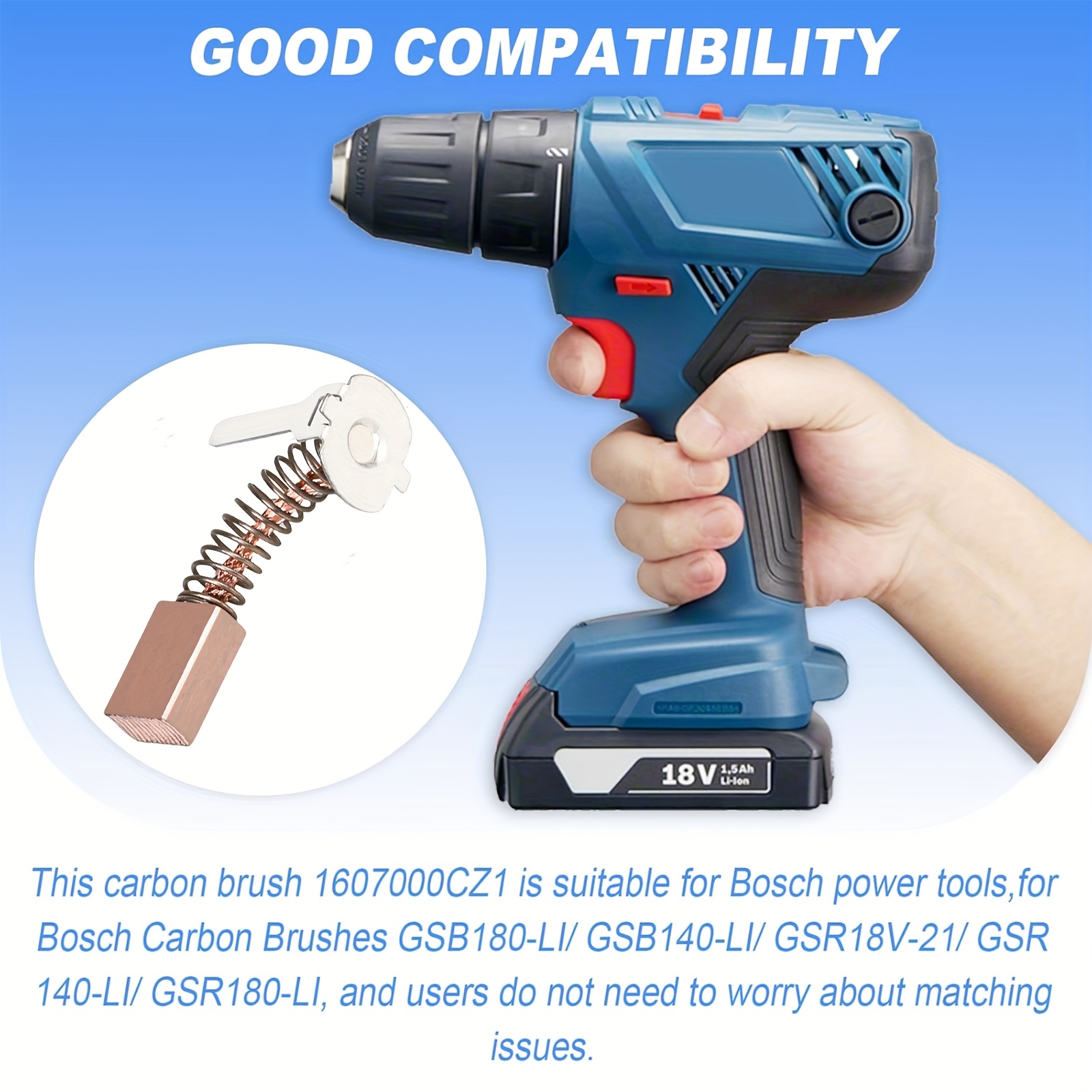 6pcs home decoration carbon brush replacement suitable Temu Georgia