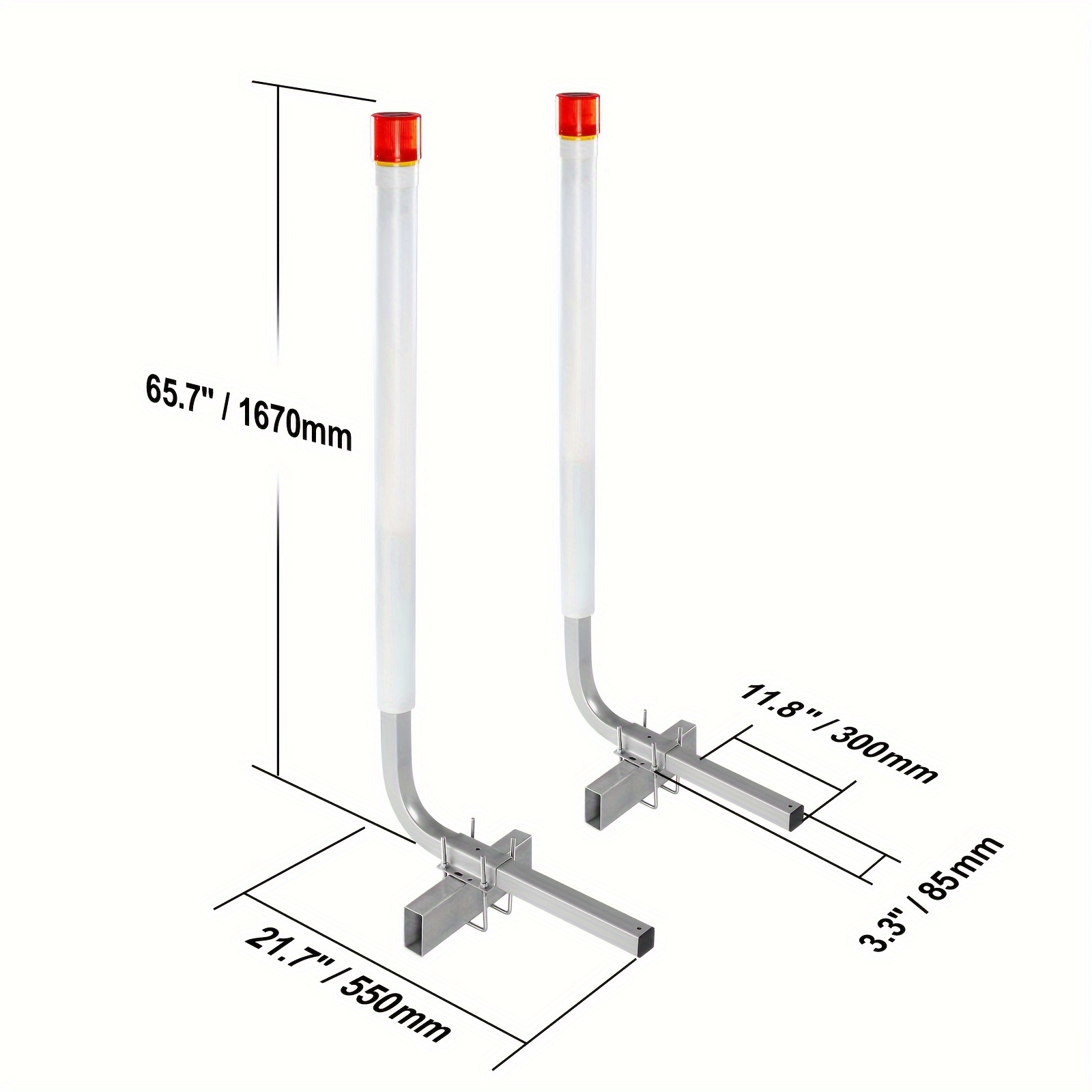 Boat Trailer Guide 40 60 Adjustable Design Trailer Guide Poles 2pcs ...