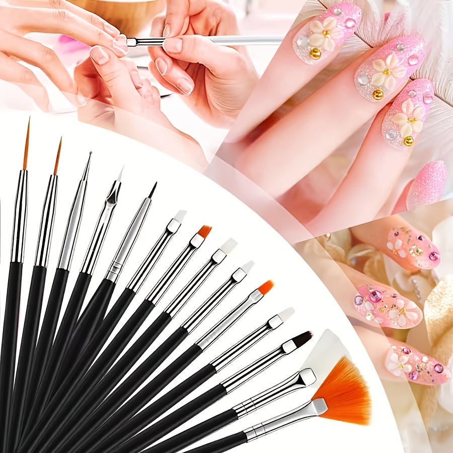 84pcs Professional Nail Art Tool Kit with Brushes & Pens