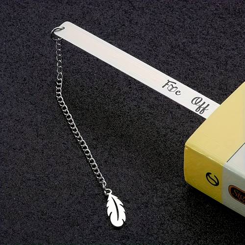 1 stainless steel bookmark a perfect gift for readers writers and book lovers for birthdays graduations back to season valentines day christmas new year present to showcase your reading attitude suitable for men women colleagues