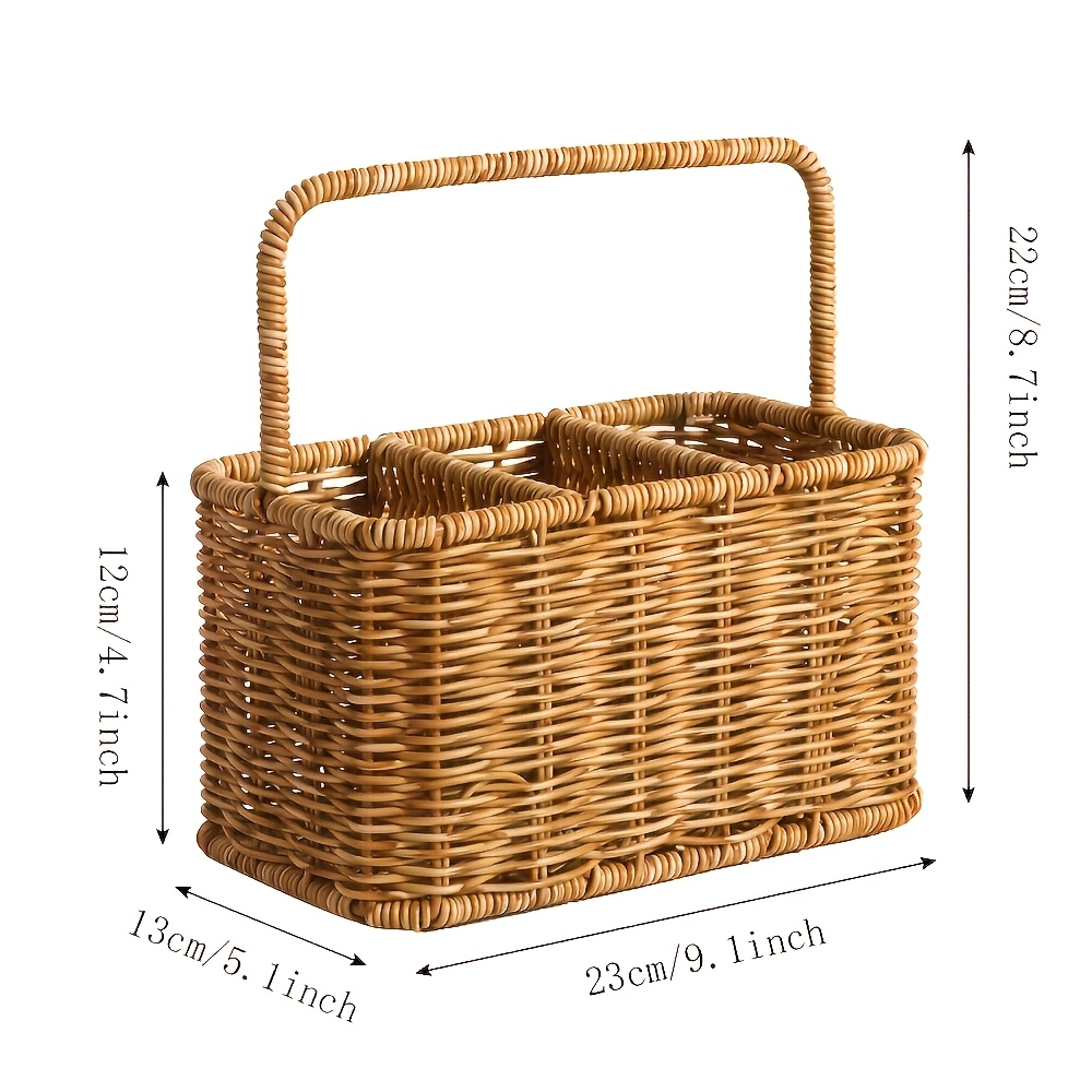 A Versatile -Style Storage Basket Suitable for Organizing Items in The Kitchen, Bedroom, And Living Room, As Well As for Outdoor And Indoor Use, Shelf Baskets
