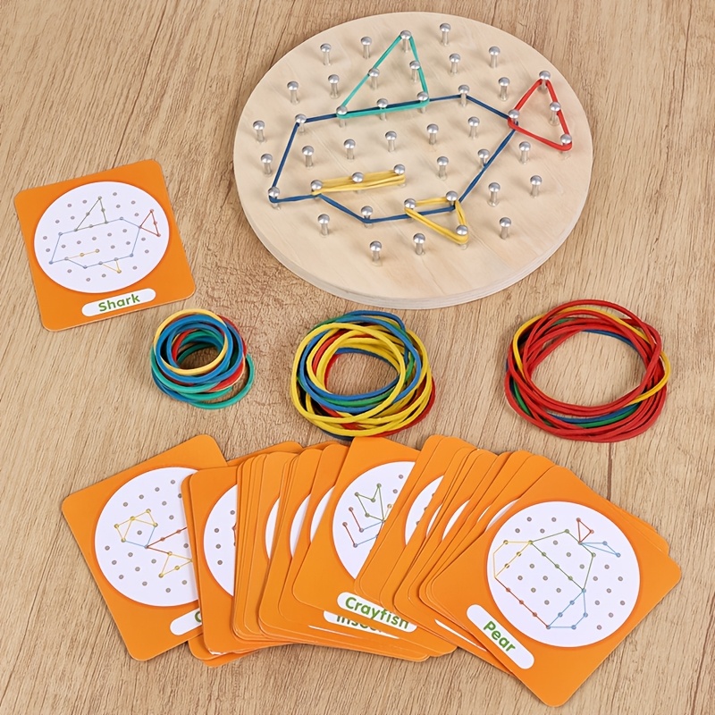 Circular Pegboard Puzzle, Educational Toy for Thinking Skills