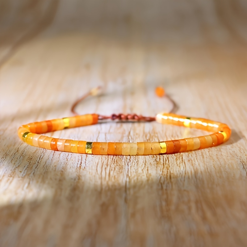 E-shop Schutzstein-Armband aus rotem Achat / Schutz- & Sicherheitsarmband / Minimalistischer Schmuck / Verleiht dem Träger ein Gefühl der Sicherheit /