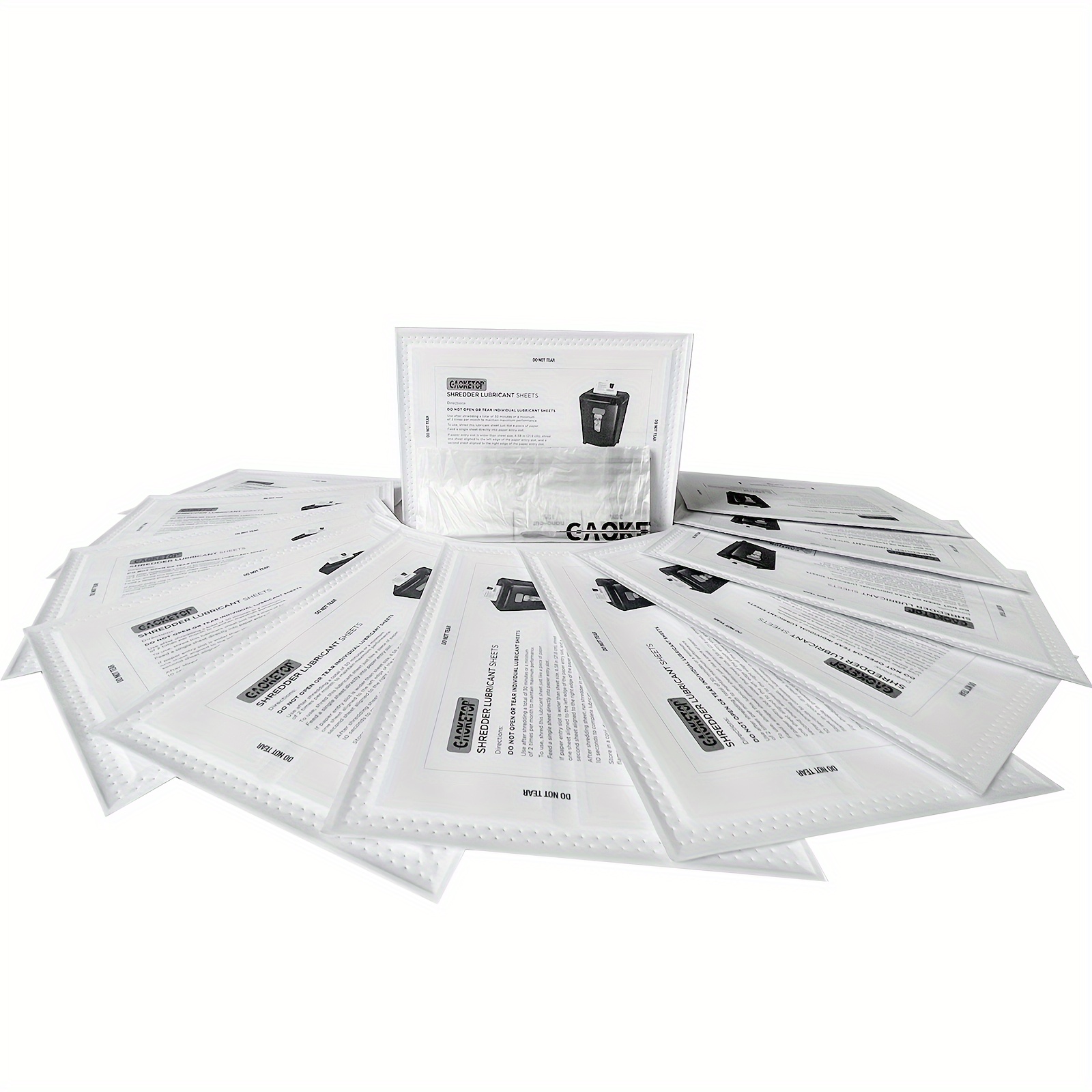 

A5size, 12 Sheets Lubrication Sheets, With A Peice Of 6.6-gallon Trash Bags [note: Not A ! ]