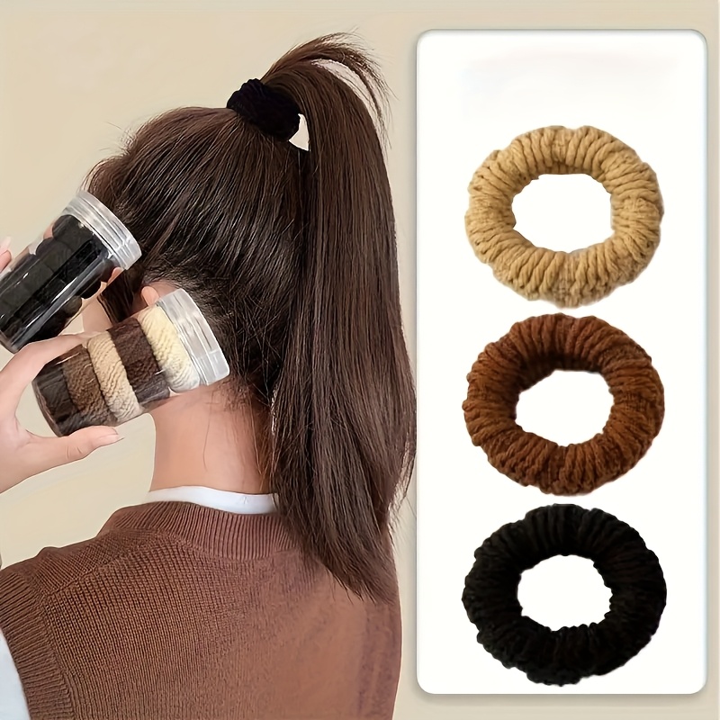 

5pcs Elegant Hair Ties For Women - , High Ponytail Holders With Simple