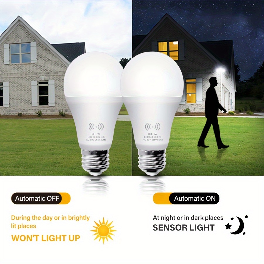 Motion Sensor Light Bulbs ( )motion Detector Auto Temu