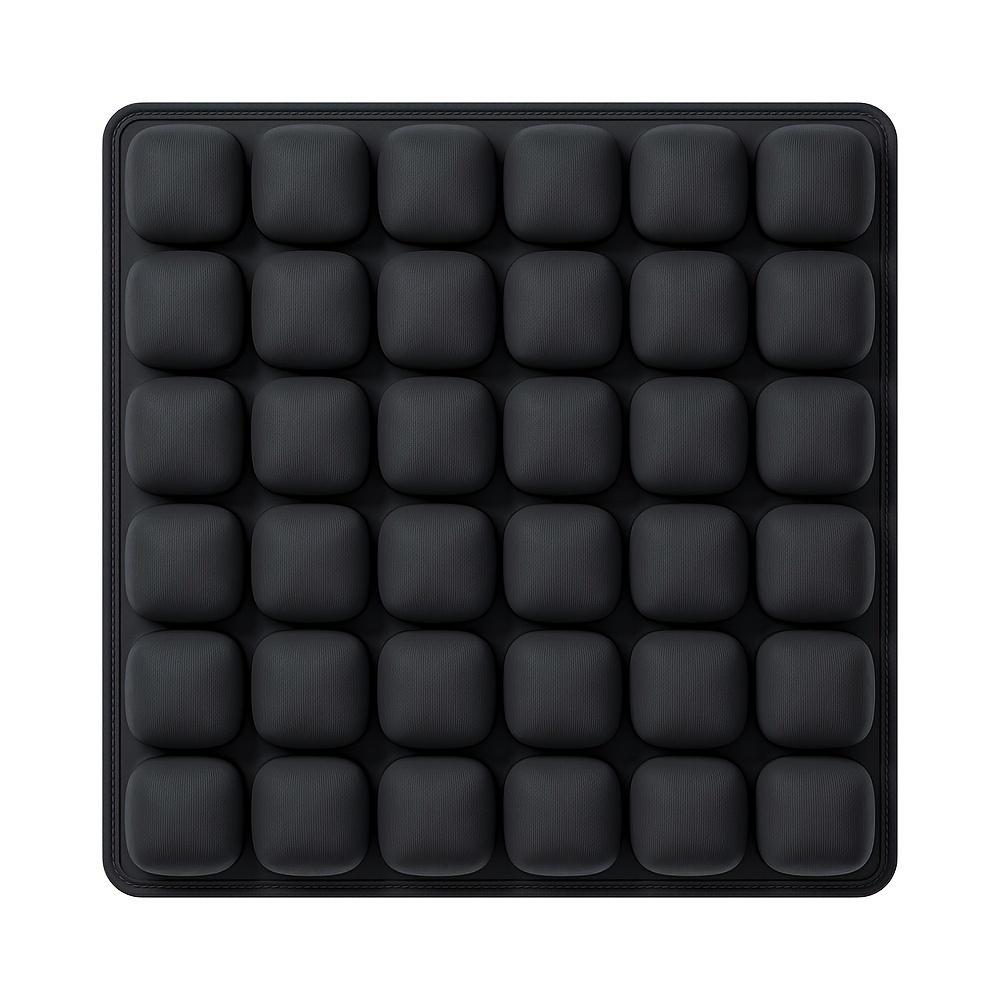 TEMU 1pc Press Type Inflatable Seat Cushion With 36/49 Breathable Design For , For Easy Inflation And Use