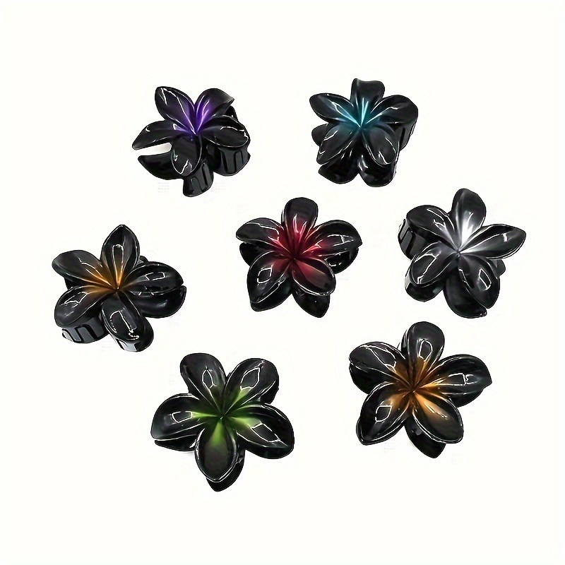 

New Women's Hair Clip Simple Egg Flower Bauhinia Shark Clip Flower Shape Hot Selling Hair Accessories Hair Clip 8cm