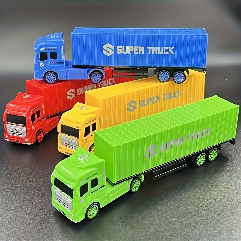 Mini Truck Toys Multi-Color Functional Set