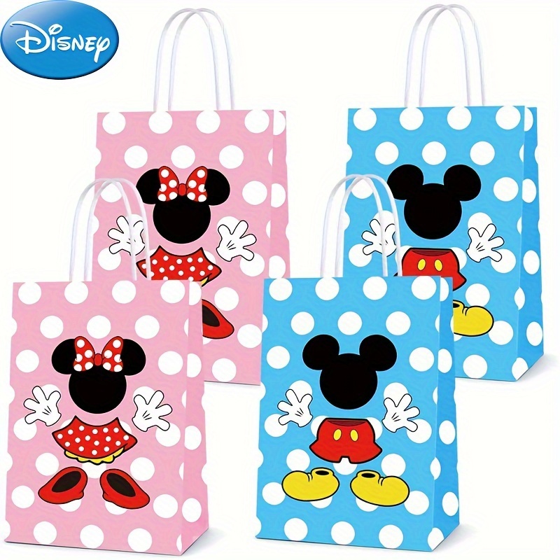 

Licensed Disney Mouse Paper Bag Mickey Mouse Theme Birthday Family Party Favor Bag Candy Bag