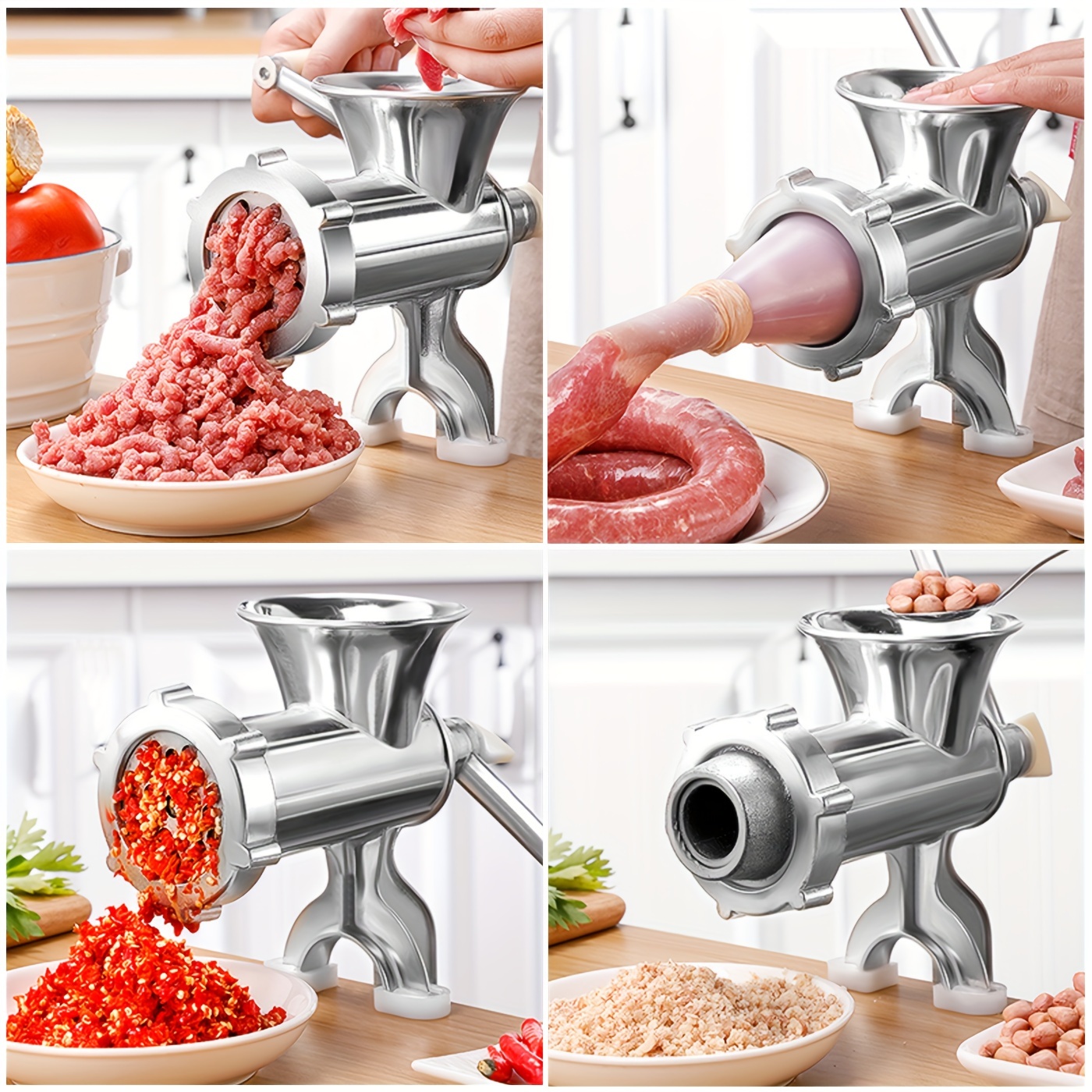 practical meat grinder high performance food processor for effortless meat grinding vegetable crushing portable time saving kitchen companion details 3
