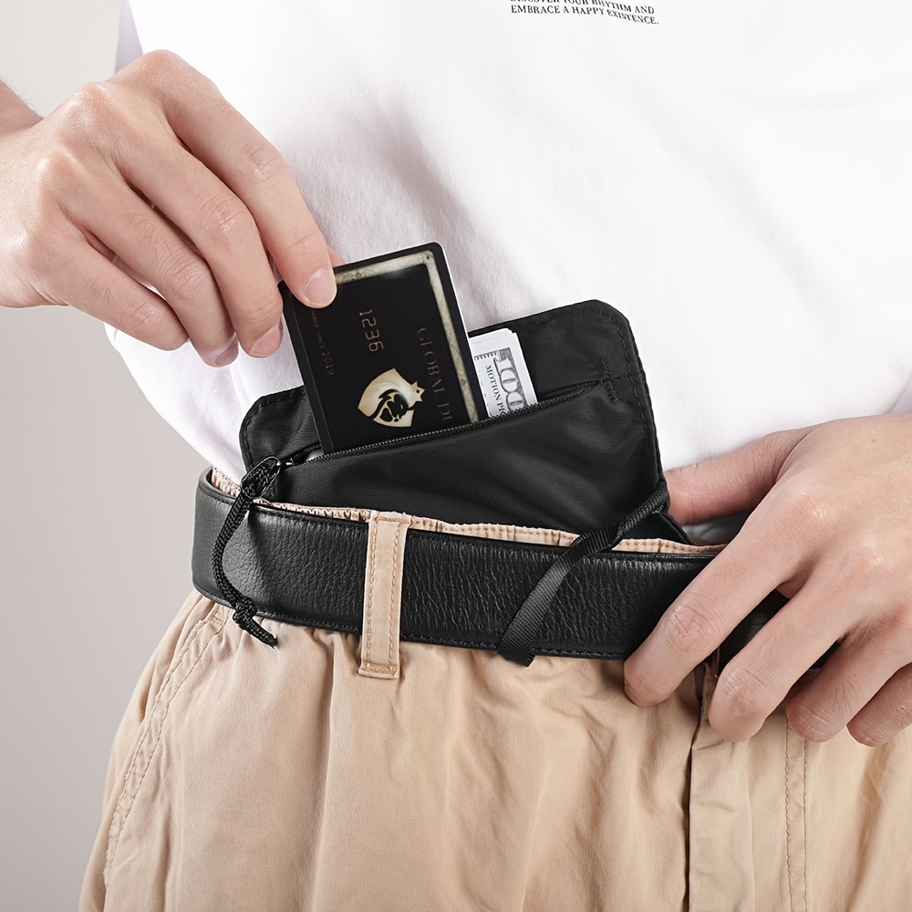 cinturón viaje bolsillo anti robo rfid bloqueador Temu Ecuador - Main Image