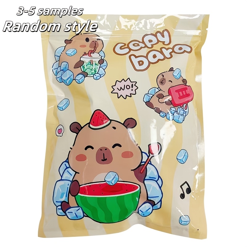 TEMU 1st Schattige Cartoon Capibara Creatieve Verrassing Stationery Beloningszak Set, bevat een verscheidenheid aan stationery items, perfect voor