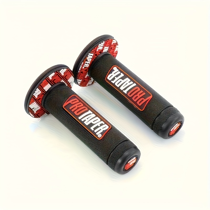 E-shop 2 Stück/Set Motorrad-Handgriffe - Langlebige PVC-Throttle- und -Turn-Cover mit ergonomischem Griff, rutschfester Design für Geländefahrräder,