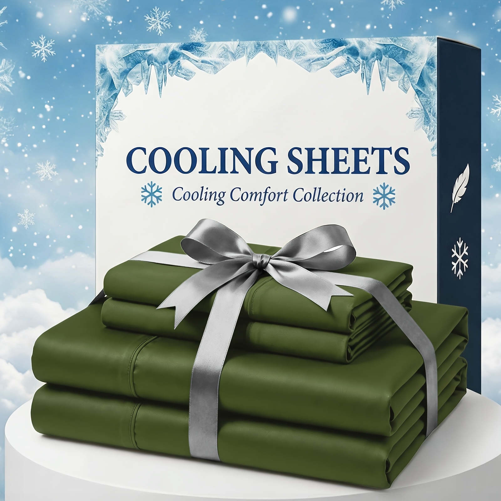 Extra Deep Pocket Bamboo Fiber Bed Sheet Set with Pillowcases – Soft, Wrinkle-Resistant, Breathable – Fits Extra Deep Mattresses – Available