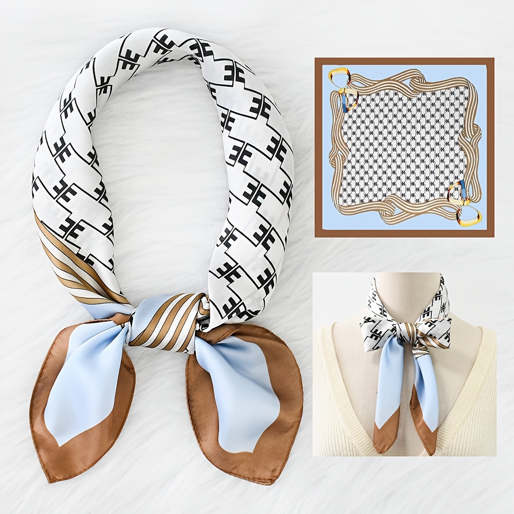 E-shop Damen Schal - Eleganter quadratischer Schal Kopftuch, und Lila Herzen, Hals Schal geeignet für alle Jahreszeiten, perfektes Geschenk für Sie für