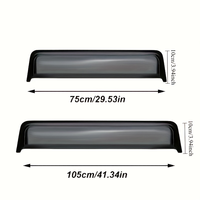 E-shop RV Fenster Regenschutz - Fenster Sonnenschutz, Langlebiges Polycarbonat-Material, Drei Größen 19,69 Zoll/29,53 Zoll/41,34 Zoll, Geeignet für