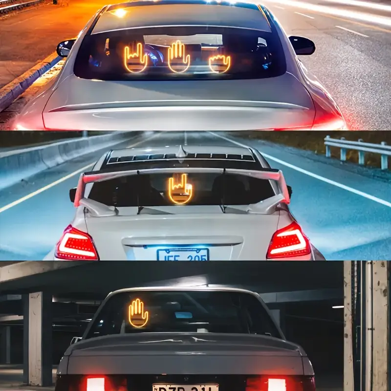car led finger light car gesture light for accessories with 4 ideal gift for drivers without battery Product details 2