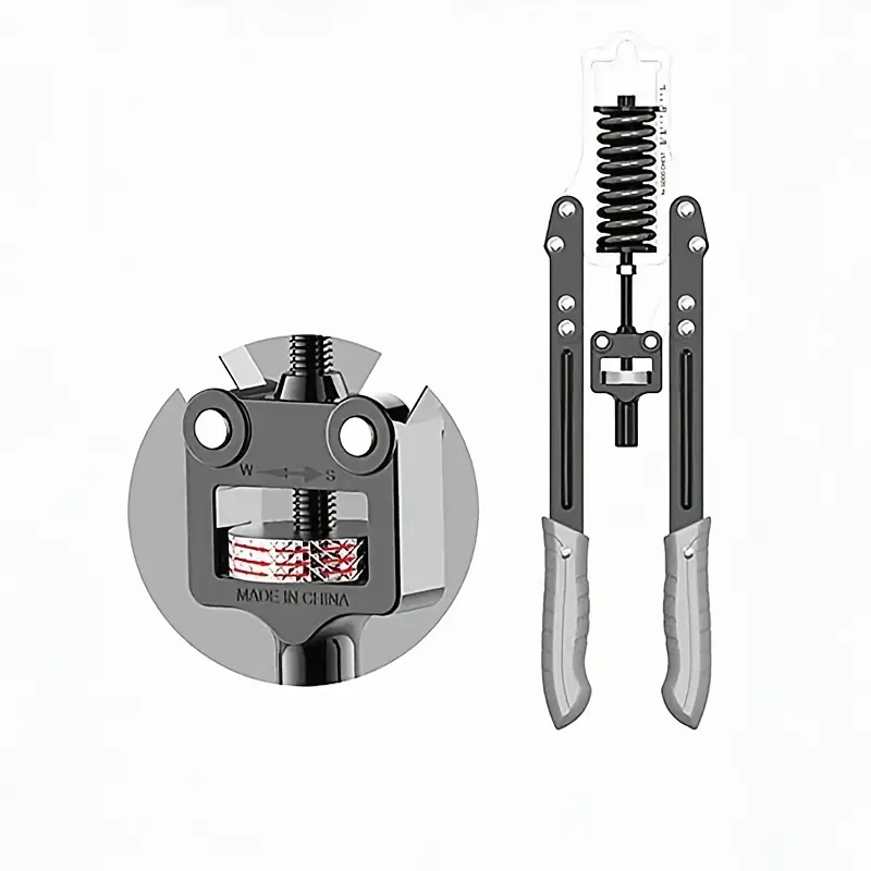 adjustable chest and arm exerciser stainless steel no battery hydraulic grip strength trainer for home fitness chest and arm workout equipment adjustable durable construction chest workout equipment without battery Product details 2
