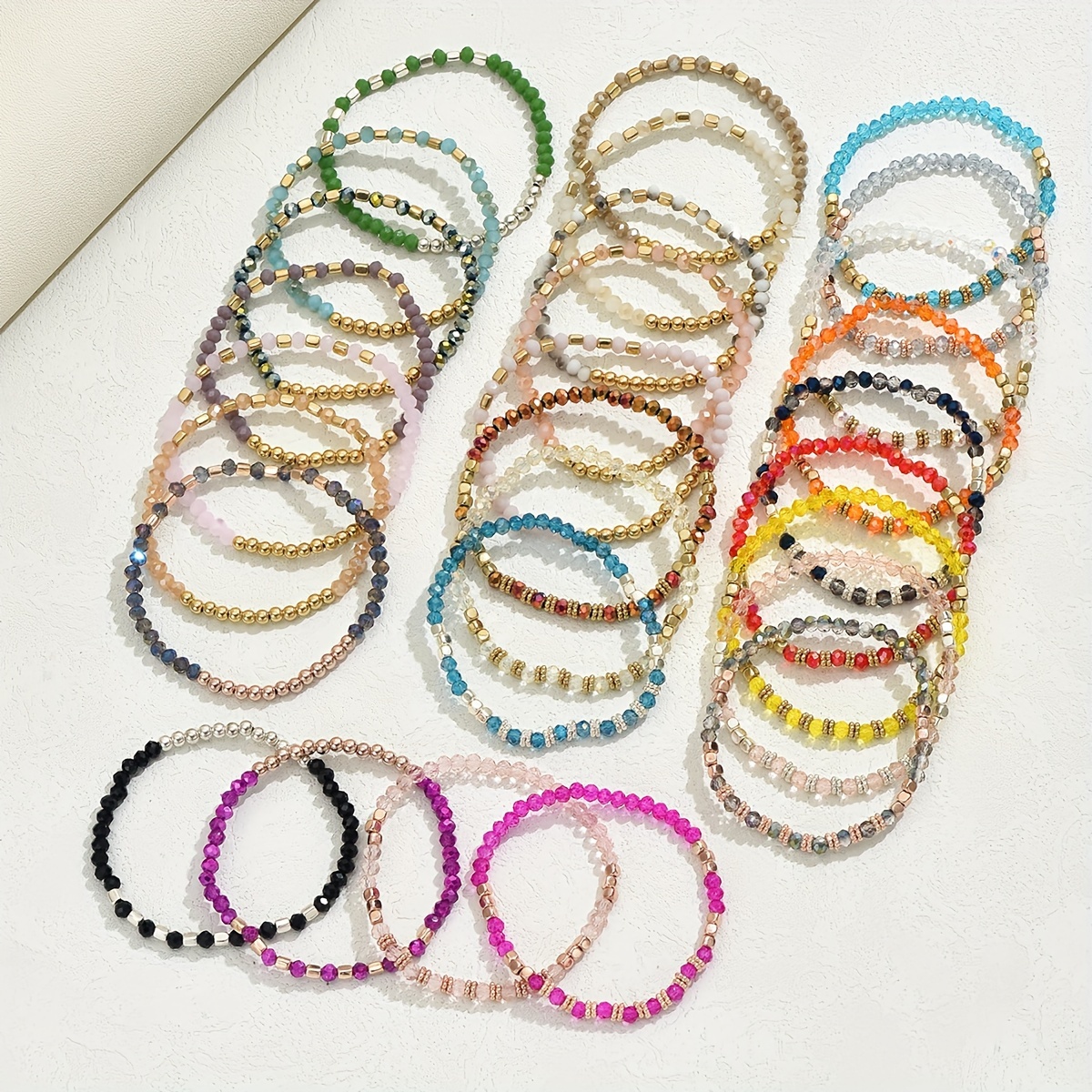 20 Candy Bracelets for Women, Random Colors