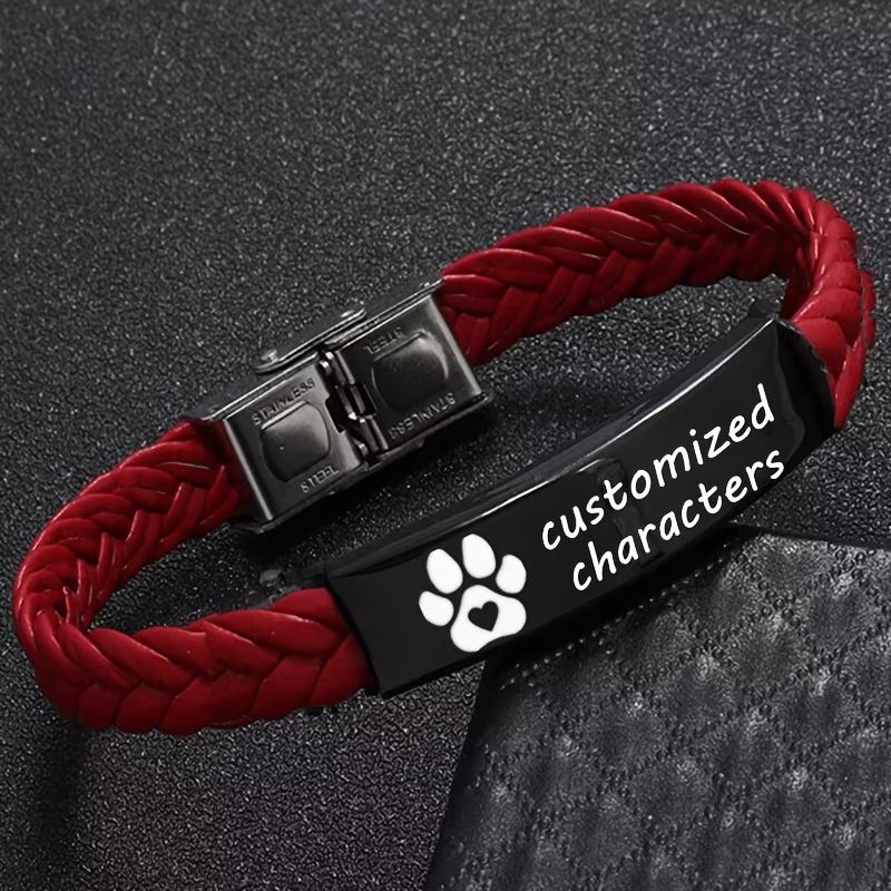 Personalized Pet Memorial Bracelet