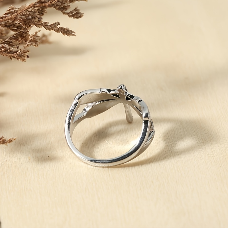 Women's Unique Dragonfly Pattern Ring — Wedding Engagement Gift