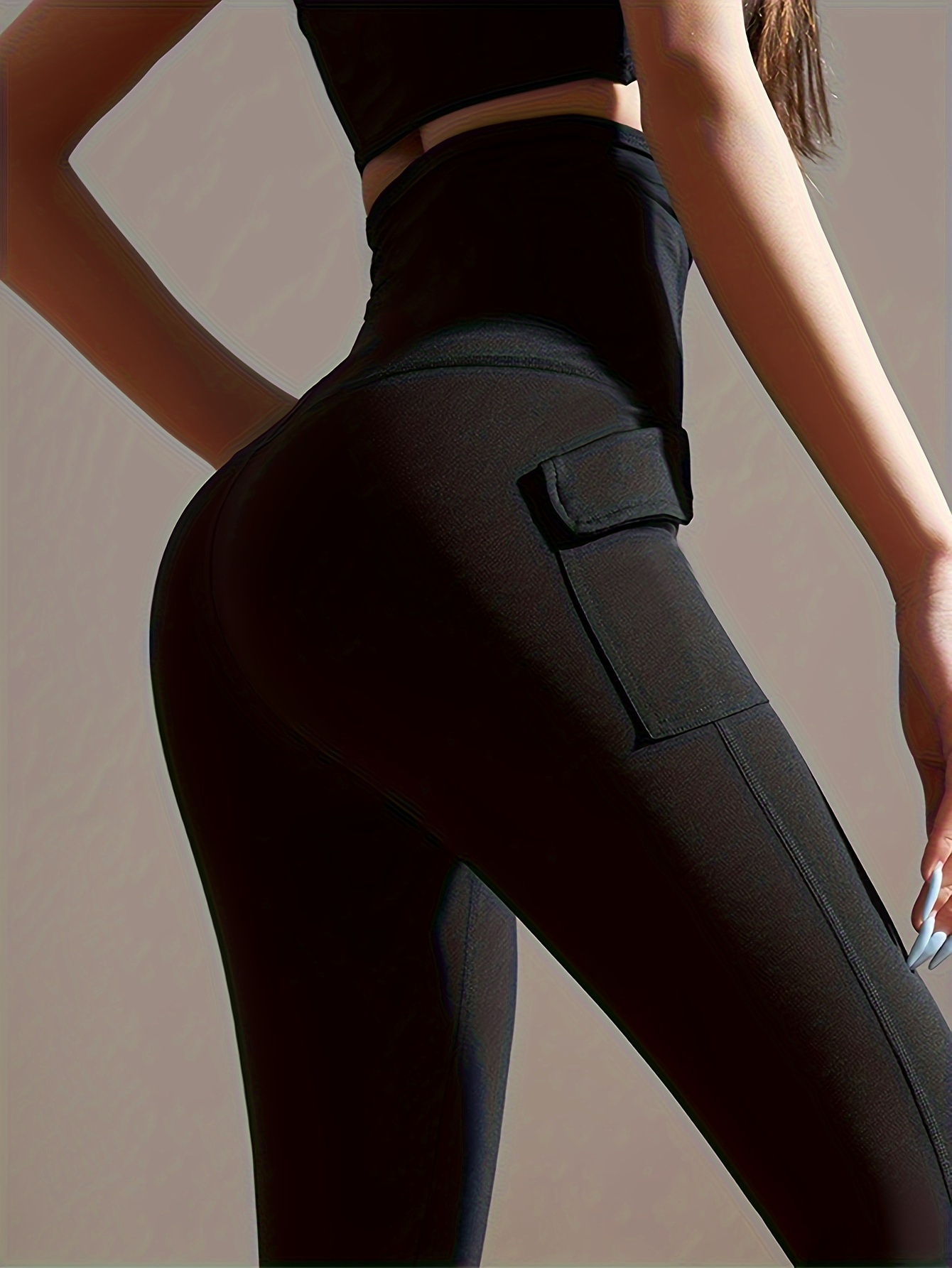Women Yoga Pants with Pockets Leggings with Pockets High Waist Tummy  Control Non See Through Workout Pants