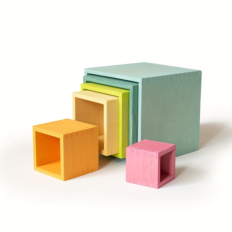 Image of Box, Wooden Indoor And Outdoor Decorative Box, Multicolor Home Office Desk Ornament