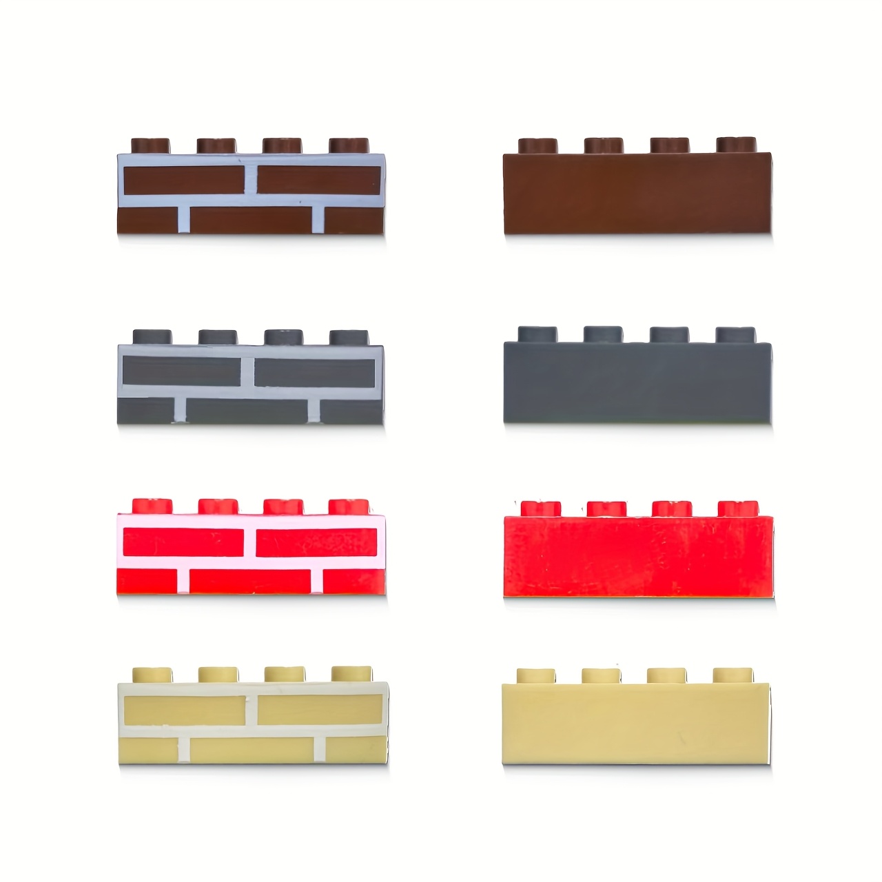 48pcs Wall Tile Style Toys for Building Blocks