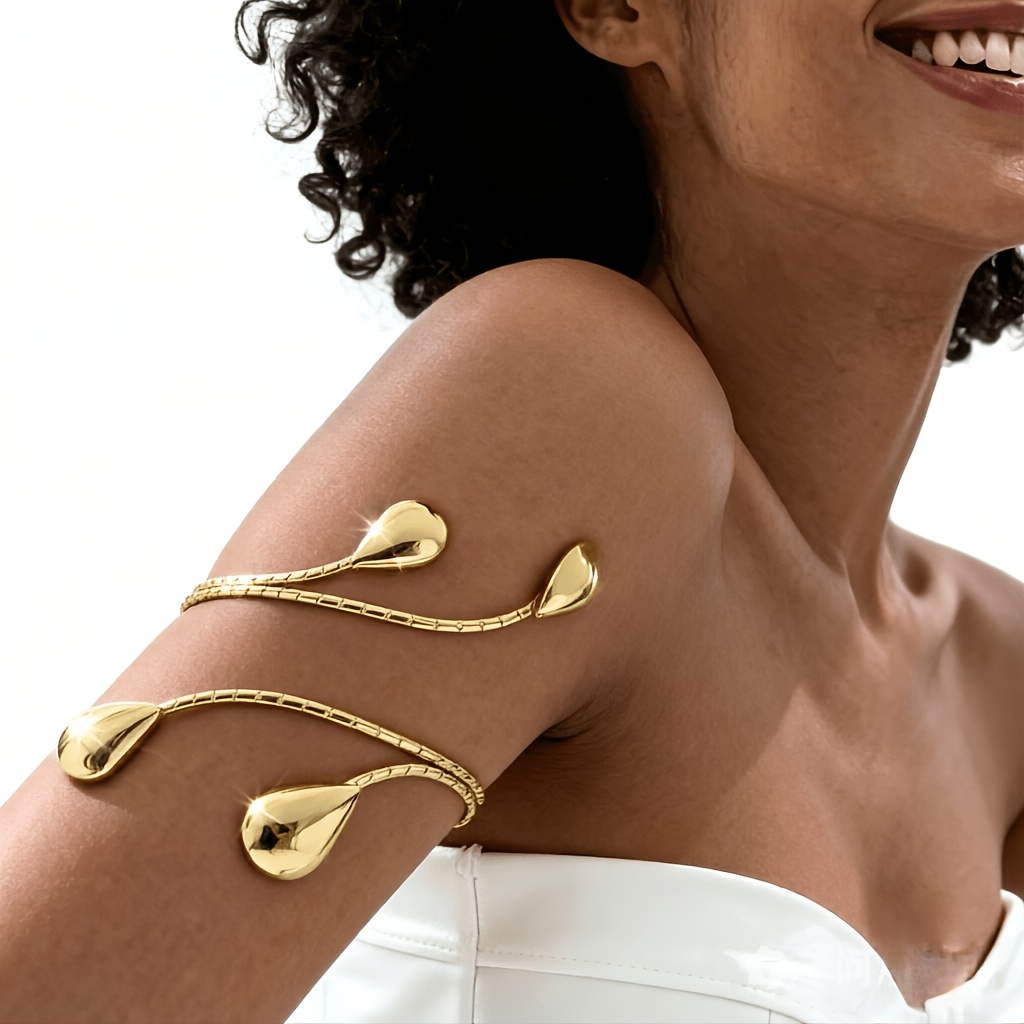 Water Drop Armband, Western Minimalist Luxury Style
