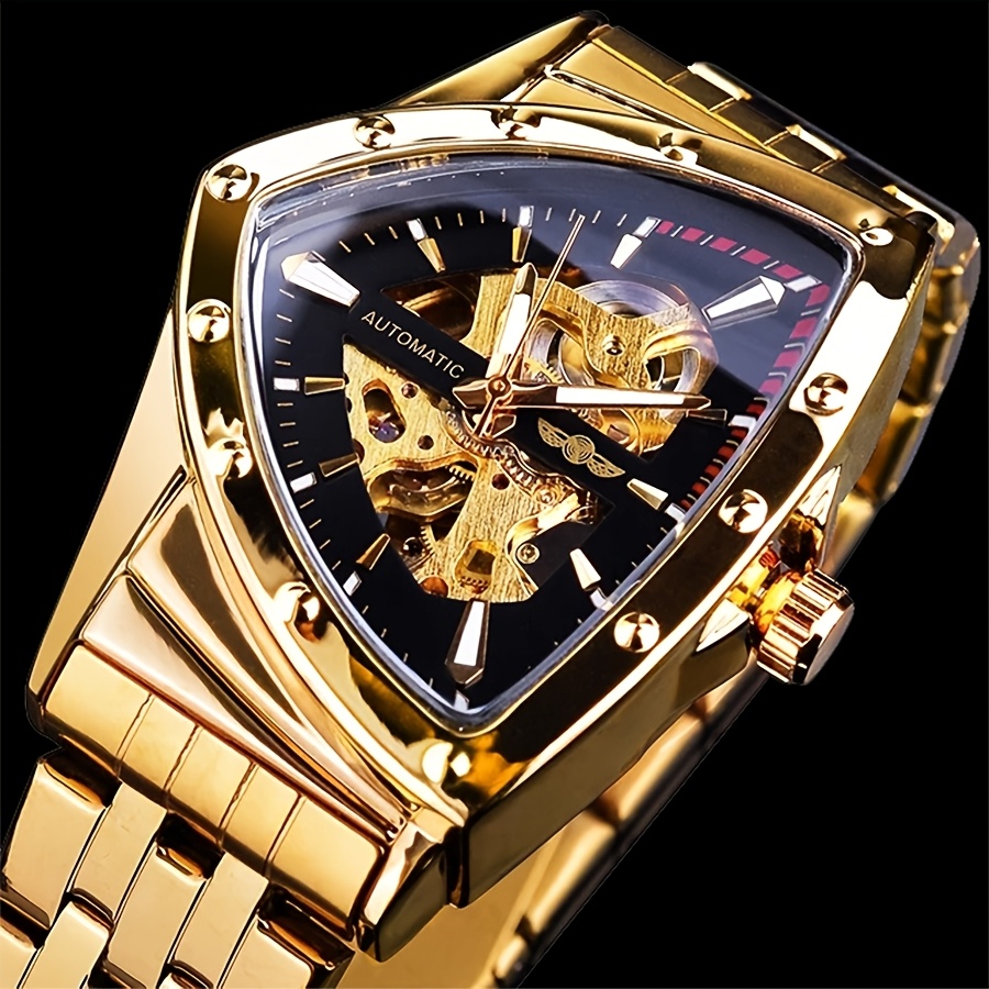 Image of Men's Luxury Mechanical Tourbillon Watch, Stainless , Fashion , Ideal For Christmas, Father's Day Gift, Luxury Business Watch | Automatic Watch