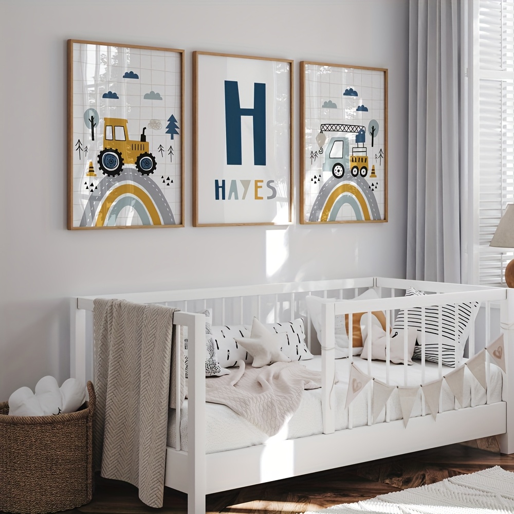 customized canvas wall art custom nursery boy wall art Temu