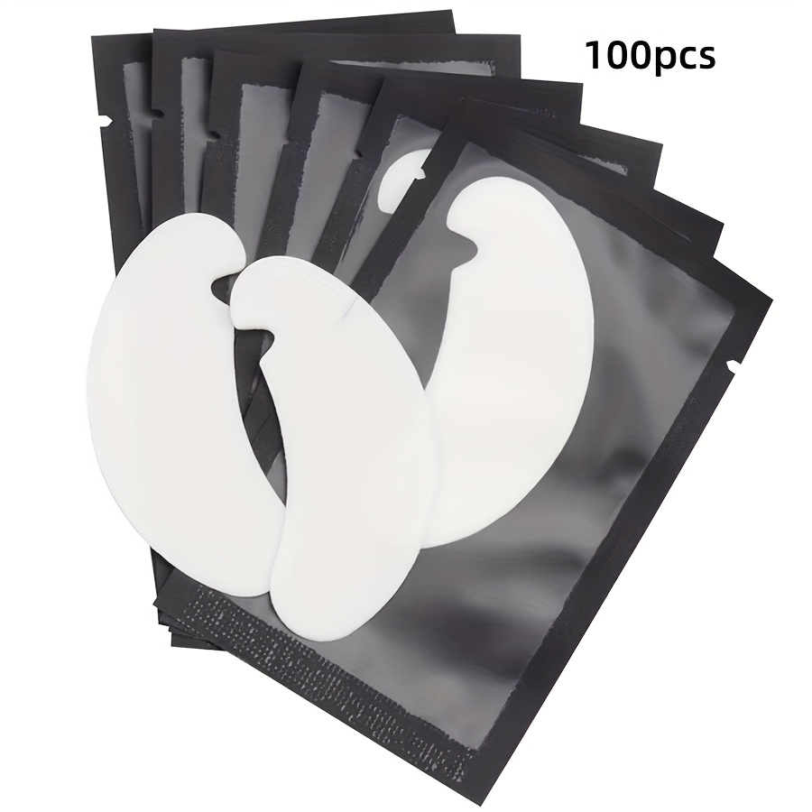 Image of 100pcs Eyelash Extension Pads For Lash Lift, Lash Tech Supplies, Eyelash Extension Supplies, Premium Eye Mask Beauty Tool Kit