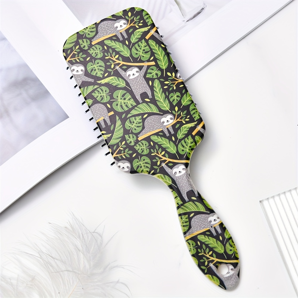 

Sloth Cartoon Pattern Air Cushion Comb - Anti-static, Comfort Grip For All Hair Types