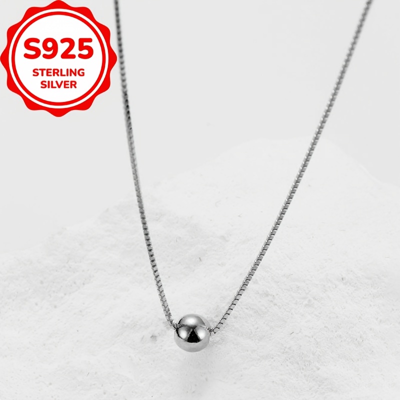 Women's 925 Silver Niche Design Circular Pendant Necklace