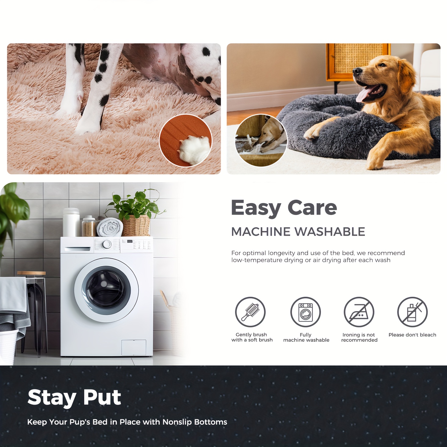 1pc pet sofa protective plush dog cushion sofa cat and dog sofa bed with soft neck cushion dual purpose pet bed dog sofa bed dog sofa cushion universal for   suitable for large medium and small cats and dogs Product details 3