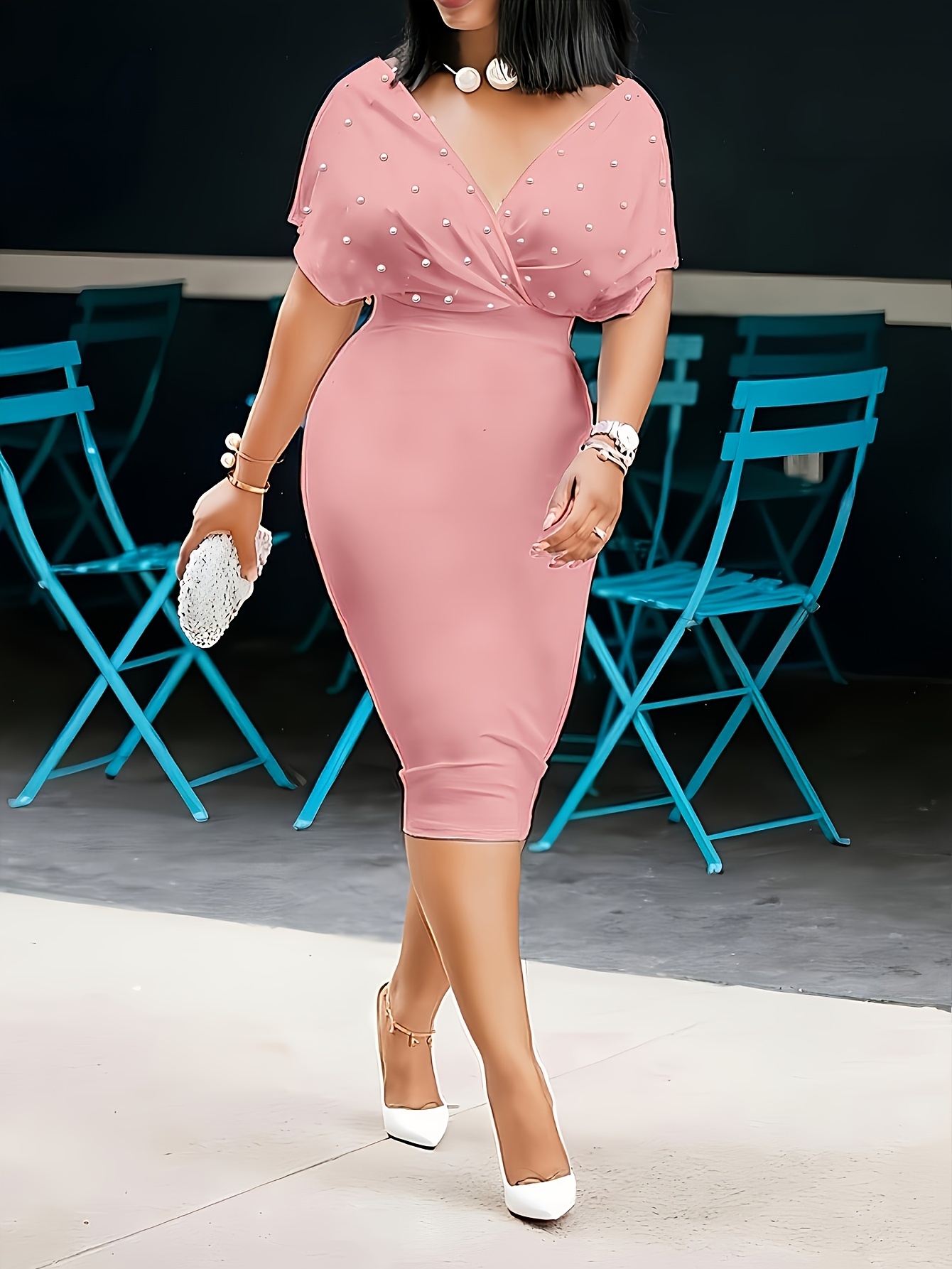 Plus size tight dress hotsell